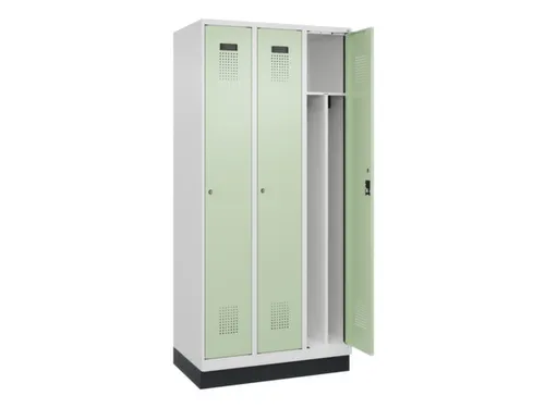 locker voor scheiding van kleding,HxBxD 1950x900x500mm,3vak