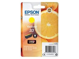 Inkcartridge Epson 33 Geel T3344 C13T33444012 - 1