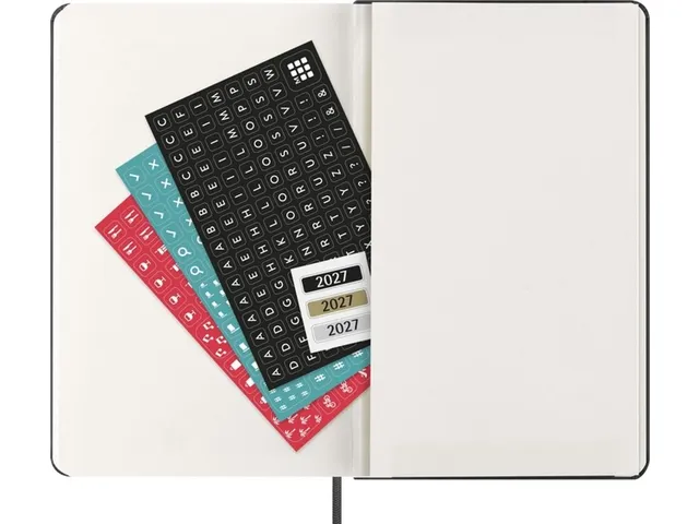 Agenda 2027 Moleskine 12M Planner Weekly 7dag/2pagina's large hc black