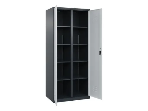 wasgoedverdeelkast,HxBxD 1850x800x500mm,vak B 400mm,draaigrendel