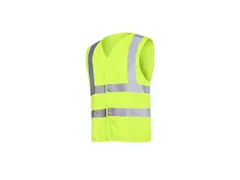 Sioen Lacona 9092 fluohesje, fluo geel, maat XL, per stuk