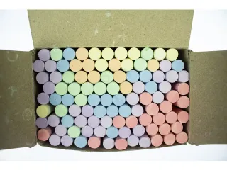 Bordkrijt Kangaro ass.kleuren 100 stuks - 5