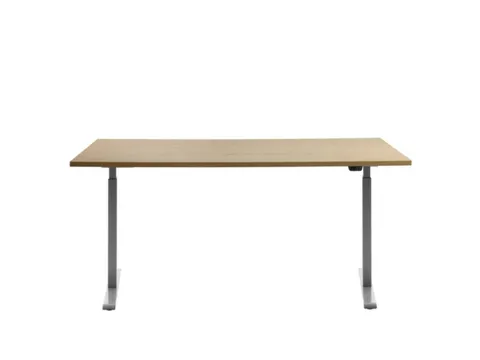 Elektrisch ihv bureau,HxBxD 700-1200x1600x800mm,blad esdoorn