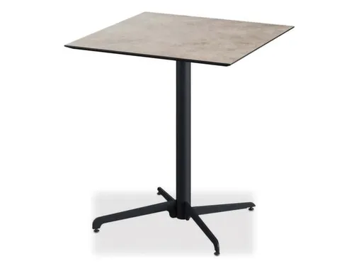 outdoortafel,HxBxD 740x700x700mm,rechthoekig,X-onderstel zwart