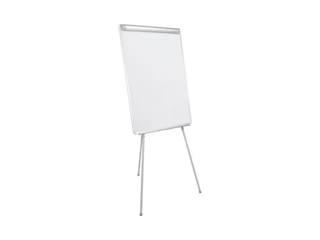 Flipchart Magnetisch Met Zijarmen Uitschuifbaar 100x70cm Lichtgrijs