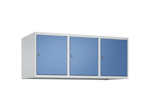 opzetkast,v. locker,3vak.,vak B 400mm,HxBxD 500x1200x500mm