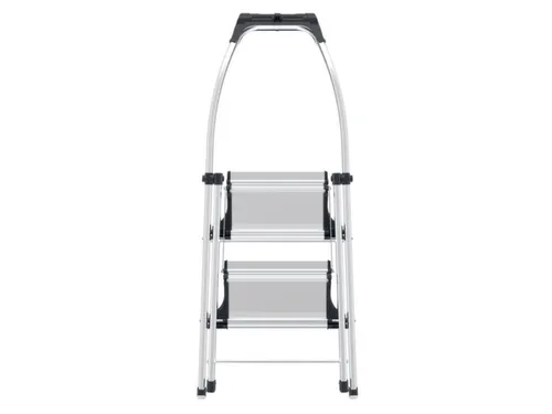 vouwtrapje bordes H 490mm 2treden aluminium