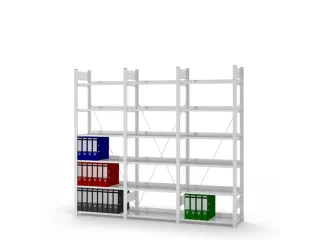 dossierstelling,grondveld,HxBxD 2000x810x335mm,vaklast 60kg - 3