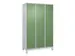 locker voor scheiding van kleding,HxBxD 1950x1200x500mm,3vak
