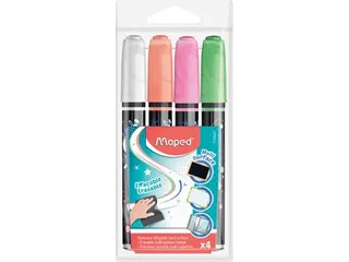 Krijtmarker, Etui Met 4 Stuks Assorti Kleuren - 1