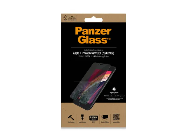 PanzerGlass Privacy Screen Protector iPhone SE (2020/2022) | 8 | 7