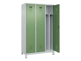 locker voor scheiding van kleding,HxBxD 1950x1200x500mm,3vak - 1