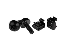 M5 x 12mm schroeven en kooimoeren 100 stuks zwart