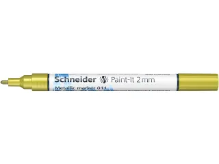 Metallic marker Schneider Paint-It 011 2mm geel metallic - 5