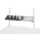 flyerhouder,v. paktafel,HxB 102x797mm,verstelbaar,RAL9006