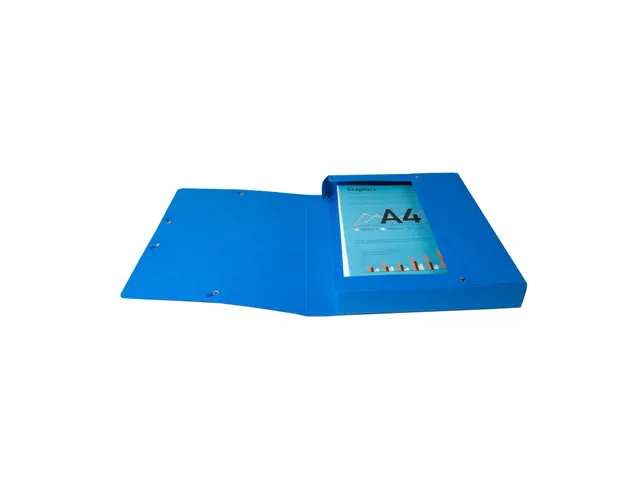 Klasseerdoos Scotten rug 40mm A4 blauw