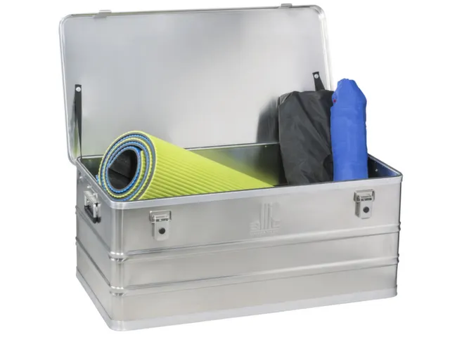 Aluminium transportbox,HxLxB 380x900x490mm,wanden gesloten