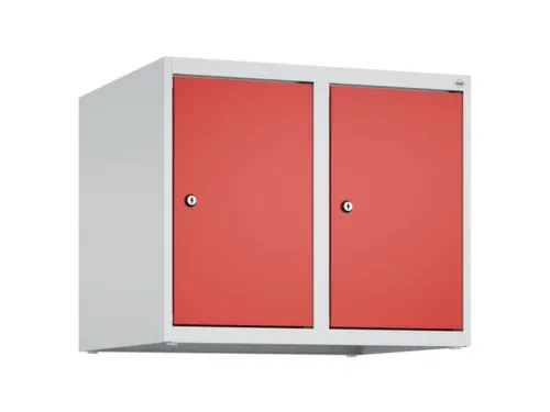 opzetkast,v. locker,2vak.,vak B 300mm,HxBxD 500x600x500mm,cilinderslot