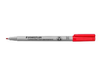 Viltstift Staedtler OHP Lumocolor 315 non permanent M 1.0mm Rood - 2