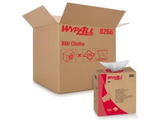 WypAll 8266 doek X60 Hydroknit 1-laags blauw 1260 Stuks - 1