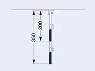 OUTLET Fiets-Hangrek 6Plaatsen L 1900Mm Plafondmontage - 4