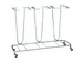 Support Sacs De Tri Sélectif 3Sacs De 70L Laqué Fixe