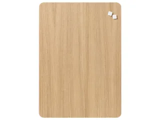 Glasmagneetbord Naga 50x70cm eiken afgeronde hoeken - 1