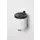 Wandasbak 0.6 liter HxØ 100x90mm Ral9016 Wit Staal