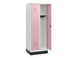 schoollocker,HxBxD 1630x600x500mm,2vak,vak B 300mm,cil.-slot,sokkel