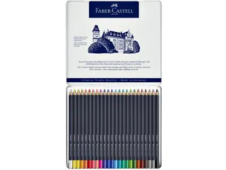 Kleurpotloden Faber-Castell Goldfaber assorti blik à 24 stuks - 4
