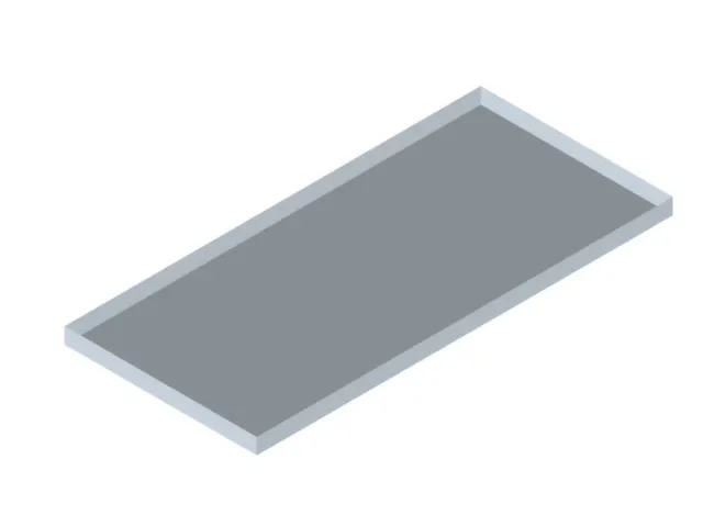 tablette de rétention,p. rayonnage sans boulons,lxP 1300x600mm