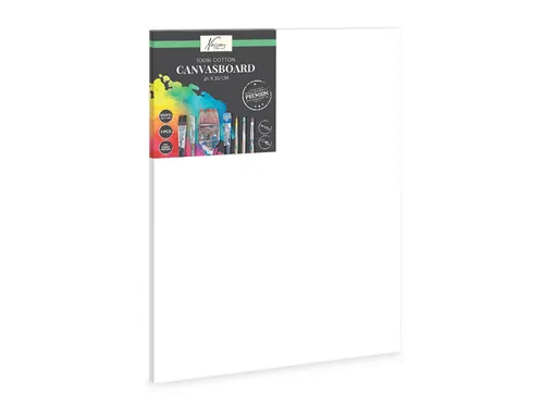 Nassau fine art Canvasboard 24x30cm 100% Katoen 3 stuks
