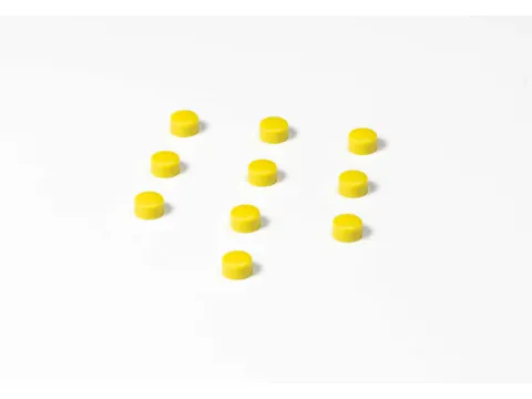 Smit Visual Memomagneten ø 10mm Geel 10 stuks
