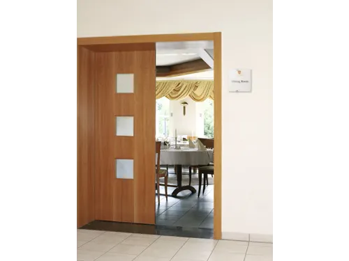 Deurbordje Crystal Sign 210x210mm Transparant