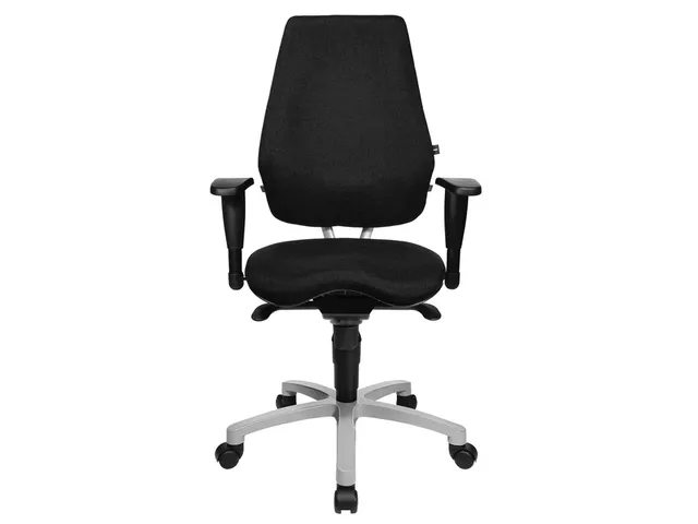 Bureaustoel Topstar Alu Star Basic zwart stof