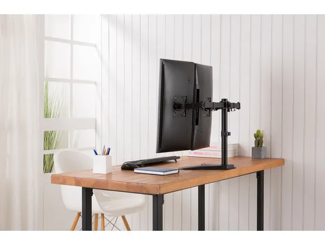 Bras 2 écrans DIGITUS 17-32inch Noir