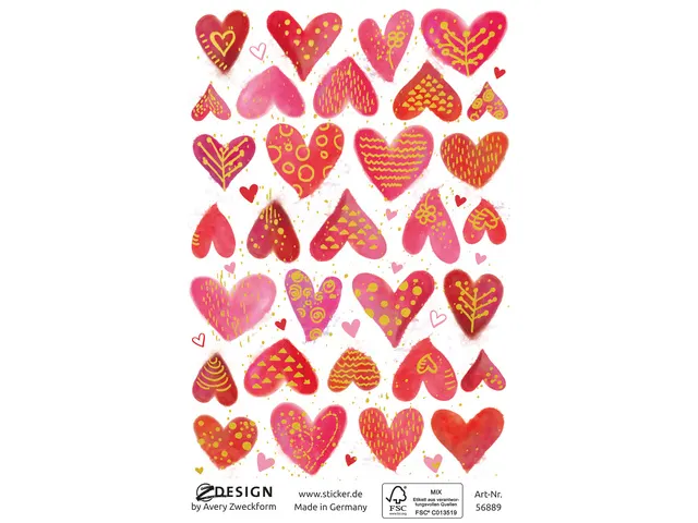 Étiquette en papier Z-design Creative 1 feuille curs