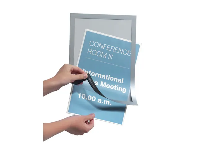 Duraframe Durable 487223 A4 zilvergrijs