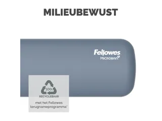 Polssteun Fellowes Breyta palm blauw 6x18cm - 15
