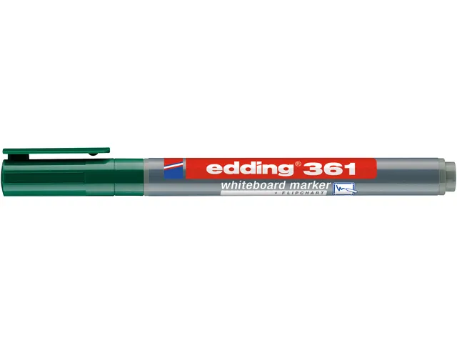 Whiteboardmarker edding 361 rond 1mm groen