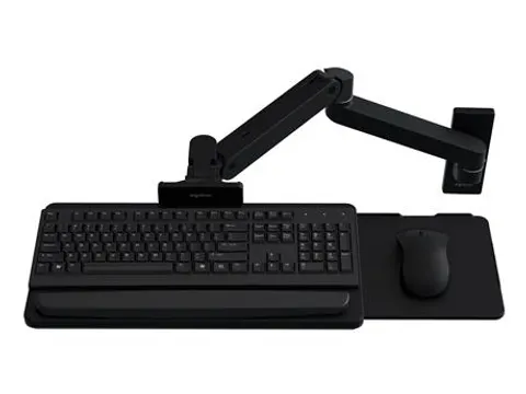 Ergotron LX Pro Toetsenbord Arm Muur Zwart