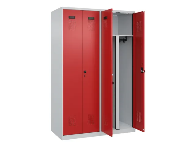 PBM-locker,HxBxD 1850x1200x500mm,4vak,vak B 300mm,draaigrendel
