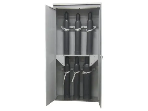 inhanglegbord,v. gasflessenkast,v. kast BxD 1400x400mm,staal,RAL7035