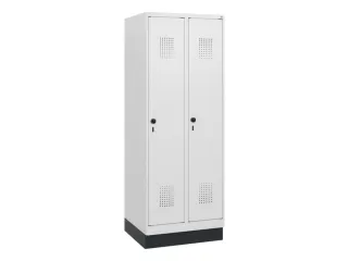 schoollocker,HxBxD 1630x600x500mm,2vak,vak B 300mm,draaigrendel,sokkel - 2