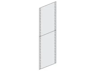 zijwand,v. inhaakstelling,HxD 2000x500mm,verzinkt,massief plaatstaal - 7