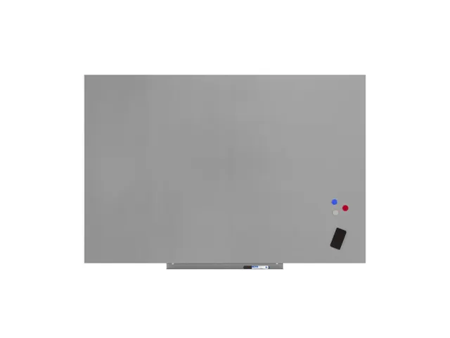 Whiteboard Rocada Skinpro 100x150cm grijs gelakt