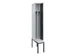 armoire vestiaire avec banc noir et blanc,HxlxP 2120x300x815mm