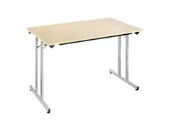 Klaptafel Vrijstaand 120x60 Cm Onderstel Aluminium Esdoorn