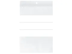 Gripzak Raadhuis 60x80mm met schrijfvlak, krimp a 100 stuks