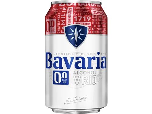Bier Bavaria 0.0% blik 330ml